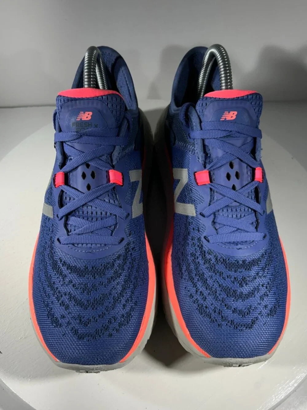 New Balance Fresh Foam MORE Womens Running Shoes Size 7.5 B Blue Sneaker Walking